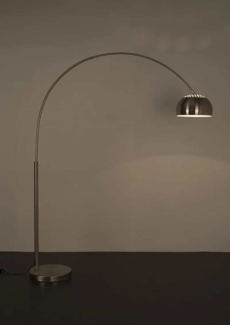 Stehlampe Bogenlampe METAL BOW gebürstet von Zuiver