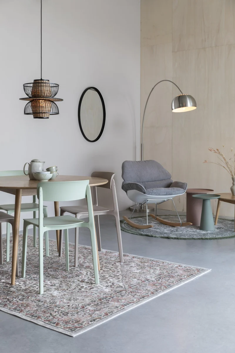 Stehlampe Bogenlampe METAL BOW gebürstet von Zuiver