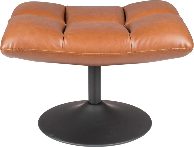 Hocker BAR VINTAGE BROWN Kunstleder von DutchBone