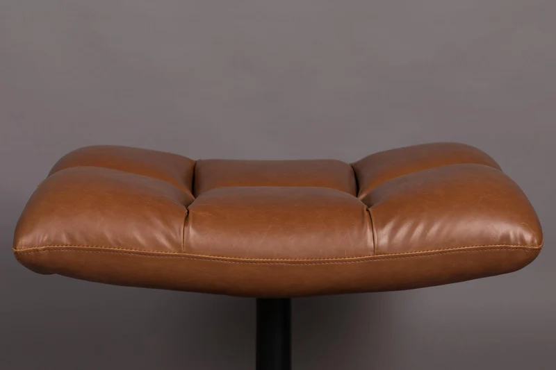 Hocker BAR VINTAGE BROWN Kunstleder von DutchBone