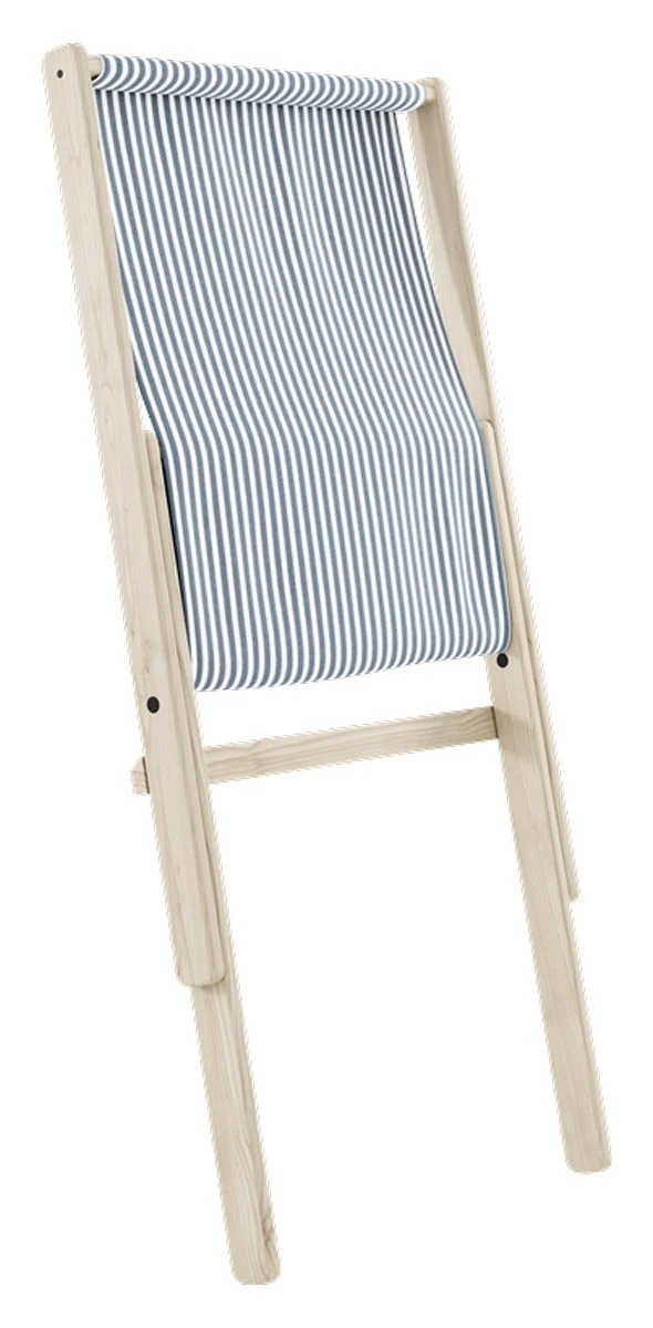 Design Klappsessel BOOGIE Beach Blue Buche massiv unfinished von Karup