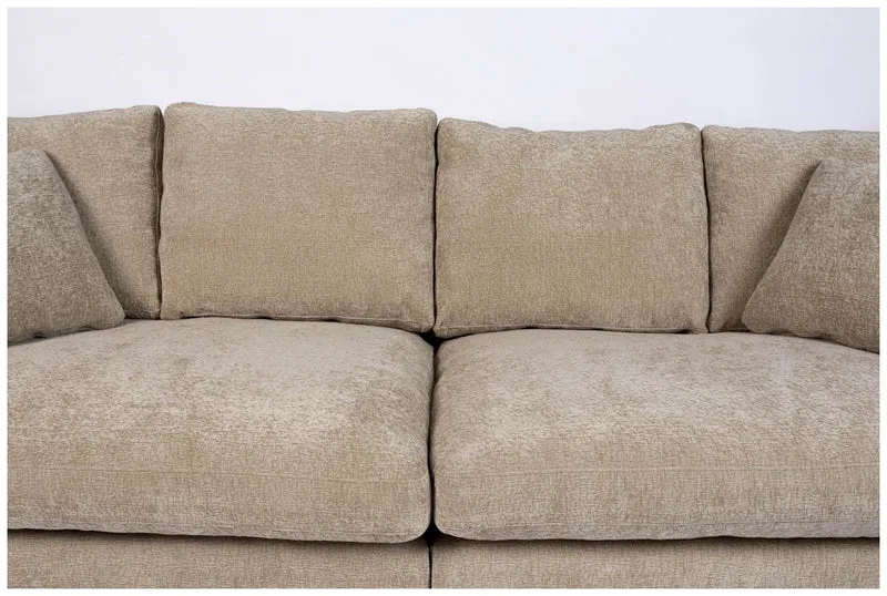 Zuiver 3-sitzer Sofa SENSE NATURE Soft - Hellbeige