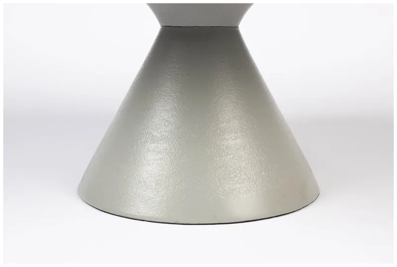 Runder Couchtisch FLOSS GREY von Zuiver aus Aluminiumguss Ø 60 cm