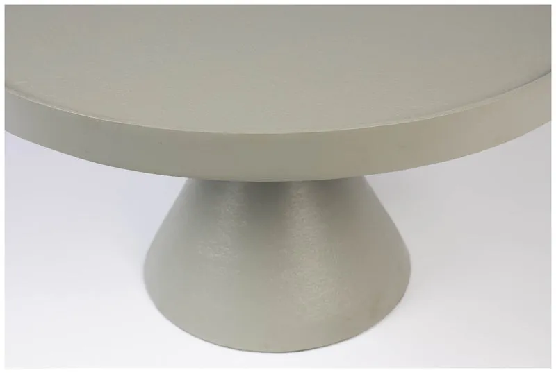 Runder Couchtisch FLOSS GREY von Zuiver aus Aluminiumguss Ø 60 cm