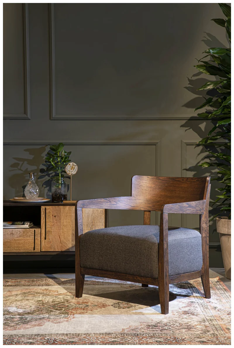 Lounge Sessel DURAN GRAU von DutchBone