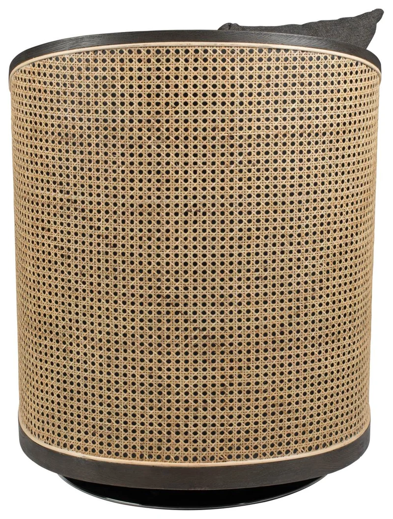 Drehbarer Lounge Sessel AMARON Natur und Grau von DutchBone