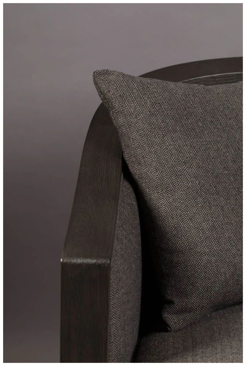 Drehbarer Lounge Sessel AMARON Natur und Grau von DutchBone