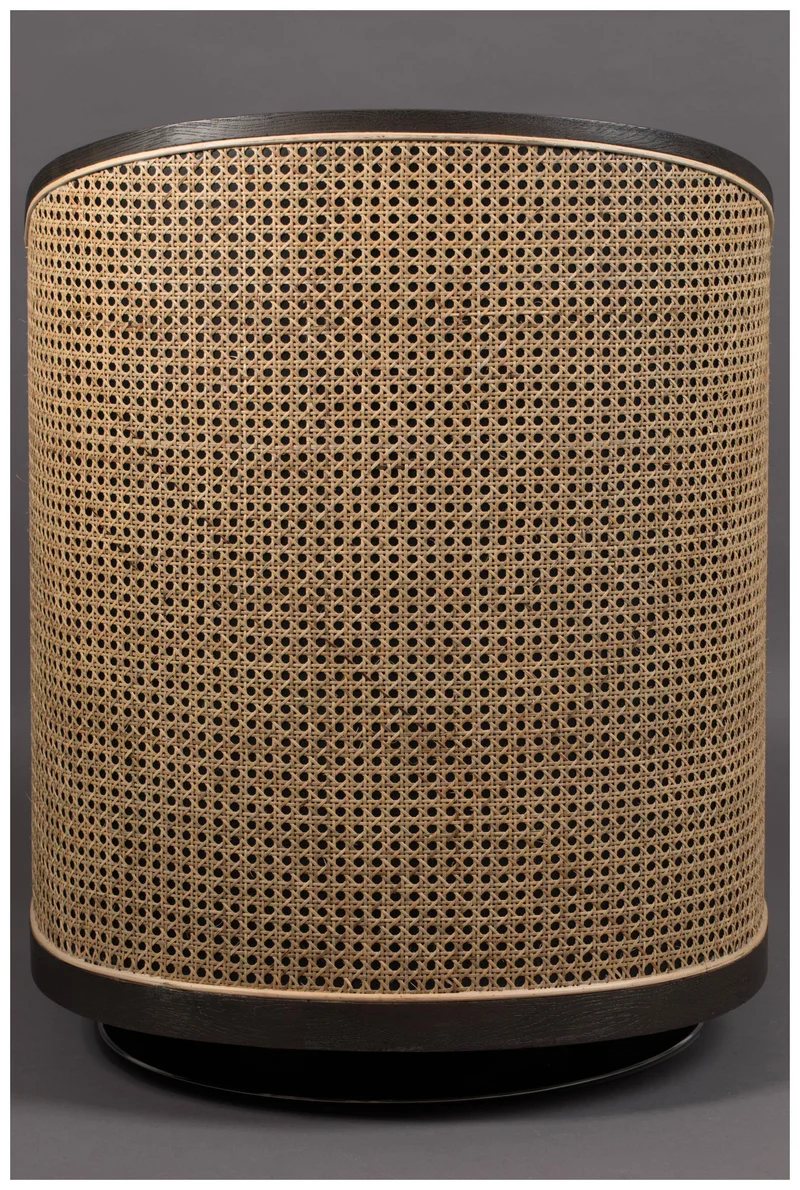 Drehbarer Lounge Sessel AMARON Natur und Grau von DutchBone