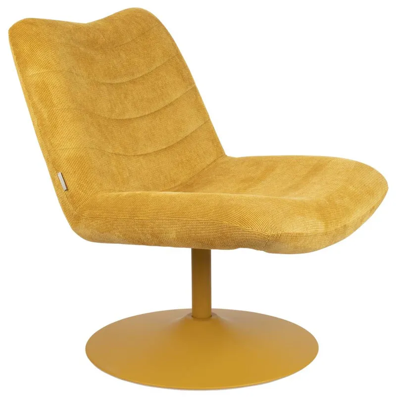 Zuiver Lounge Sessel BUBBA Ocker drehbar