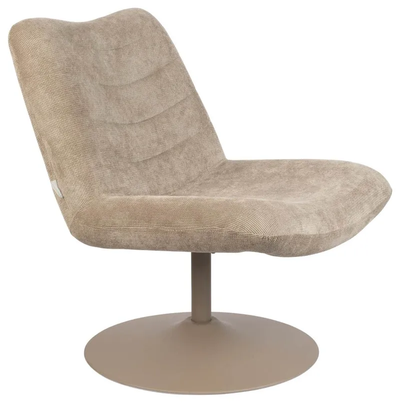 Zuiver Lounge Sessel BUBBA Beige drehbar