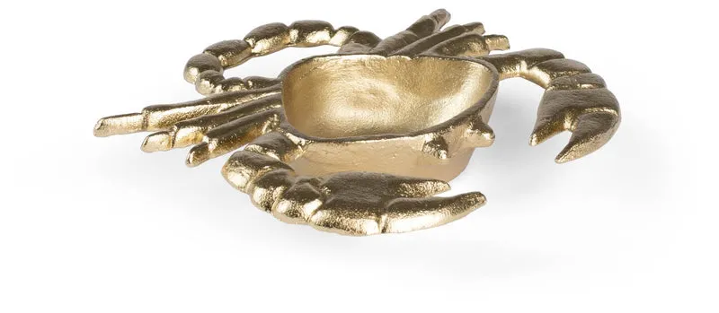 Krabben Dekoschale IT'S A CRAB TRAY GOLD von BOLD Monkey