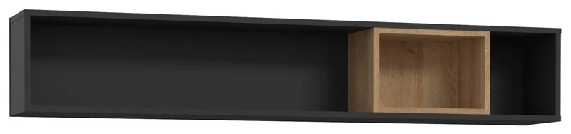 Wohnzimmerschrank HIGH ROCK 3-tlg. Riviera Eiche/Schwarz von Forte