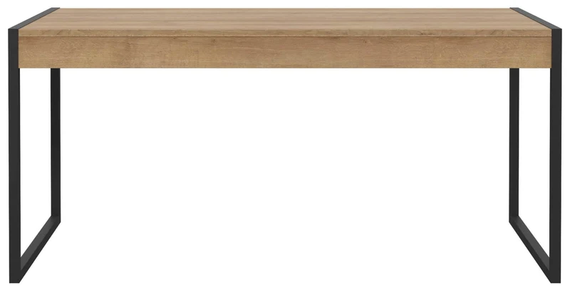 Esstisch HIGH ROCK 166 x 90 cm Riviera Eiche Optik / Schwarz, von Forte