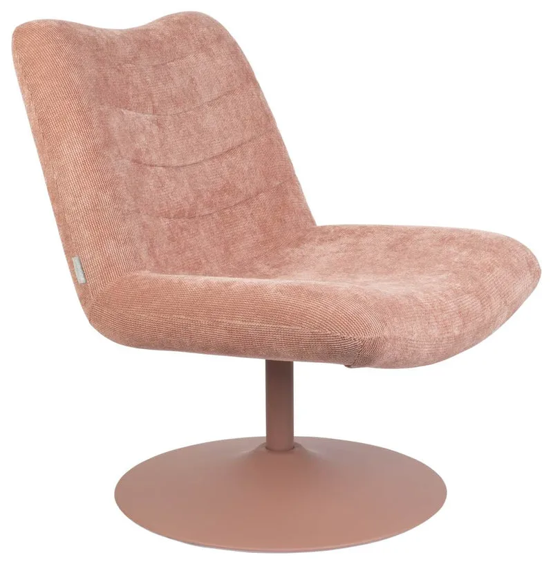 Zuiver Lounge Sessel BUBBA Pink drehbar