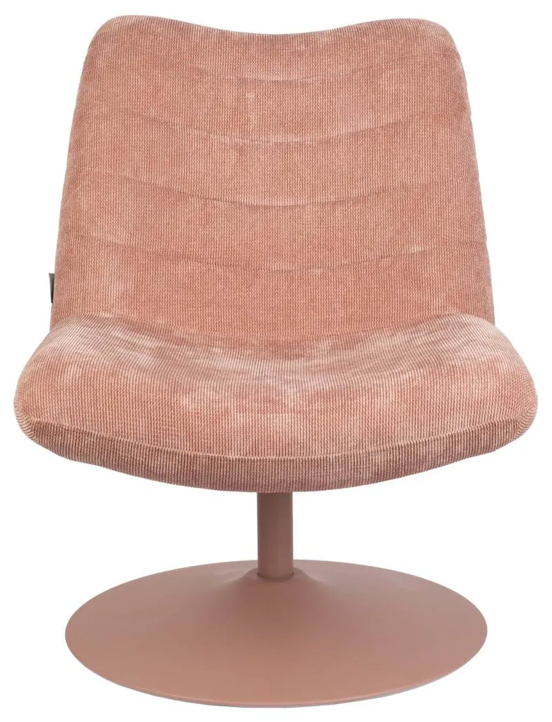 Zuiver Lounge Sessel BUBBA Pink drehbar