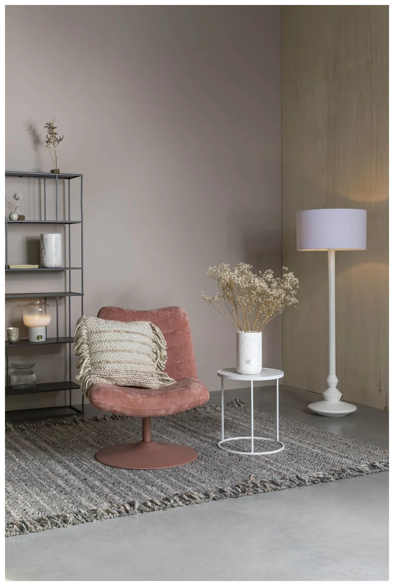 Zuiver Lounge Sessel BUBBA Pink drehbar