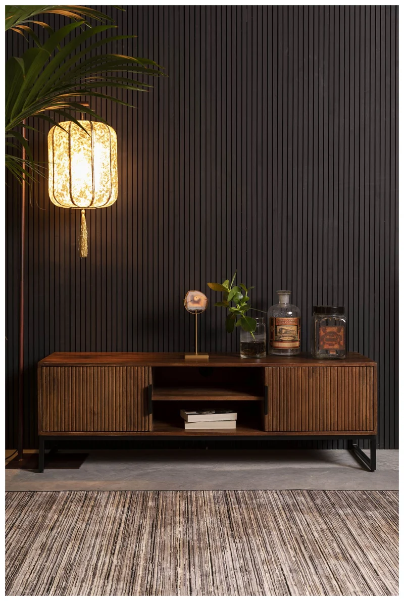 Sideboard Lowboard SAROO von DutchBone aus Mangoholz