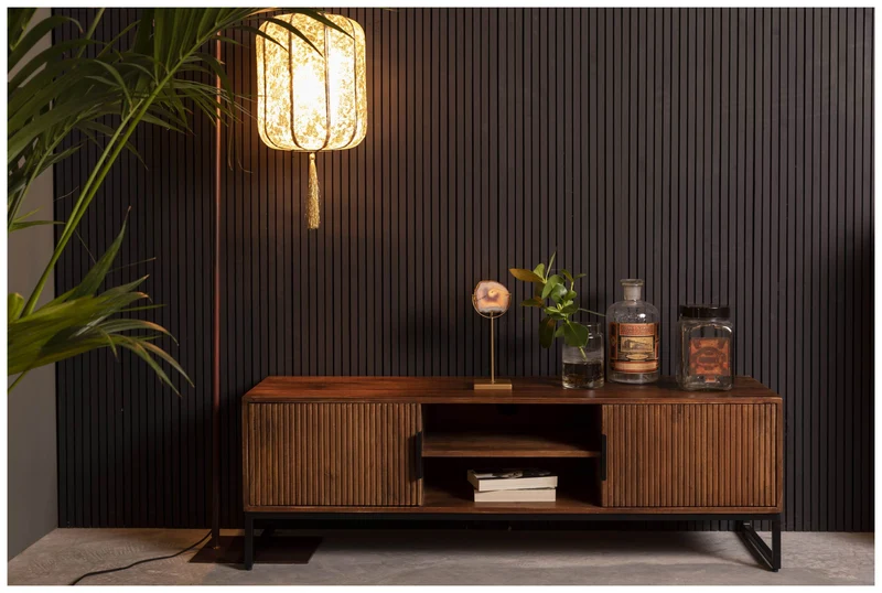 Sideboard Lowboard SAROO von DutchBone aus Mangoholz