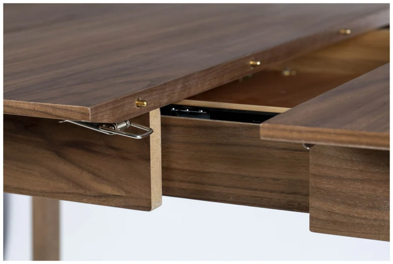 Esstisch GLIMPS von ZUIVER 180 x 90 ausziehbar Walnuss furniert