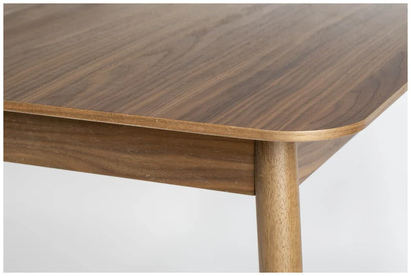 Esstisch GLIMPS von ZUIVER 180 x 90 ausziehbar Walnuss furniert
