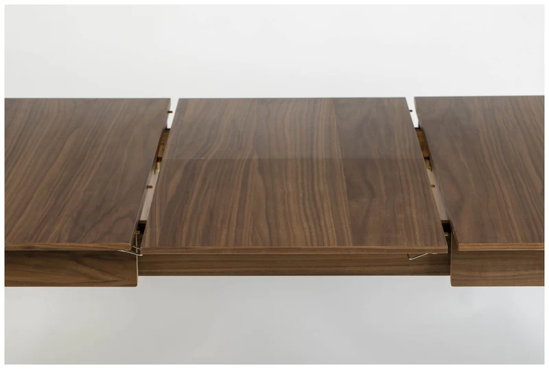Esstisch GLIMPS von ZUIVER 180 x 90 ausziehbar Walnuss furniert