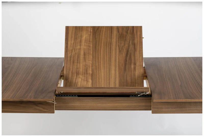 Esstisch GLIMPS von ZUIVER 180 x 90 ausziehbar Walnuss furniert