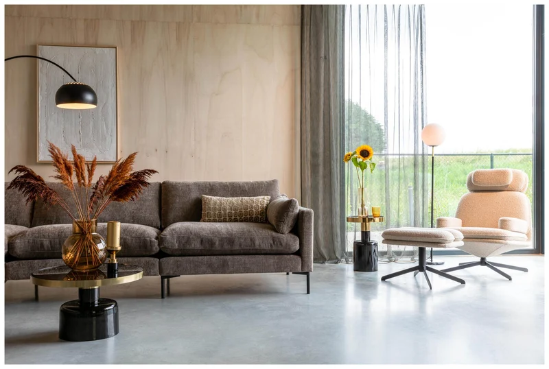 Zuiver Ecksofa Sofa SUMMER COFFEE 7-Sitzer