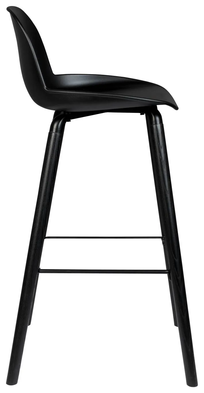 Barhocker ALBERT KUIP ALL BLACK von ZUIVER