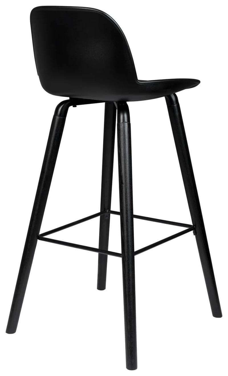 Barhocker ALBERT KUIP ALL BLACK von ZUIVER