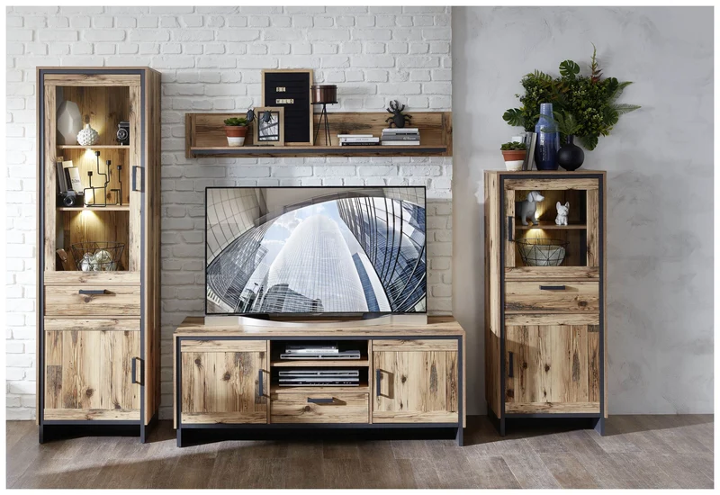 Wandboard PRATO 155 cm Oldwood Alpine Lodge Dekor