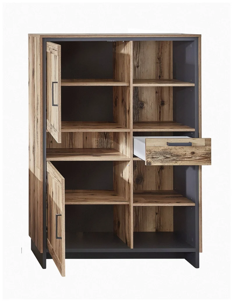 Highboard Kommode PRATO KG06 Oldwood Alpine Lodge Dekor