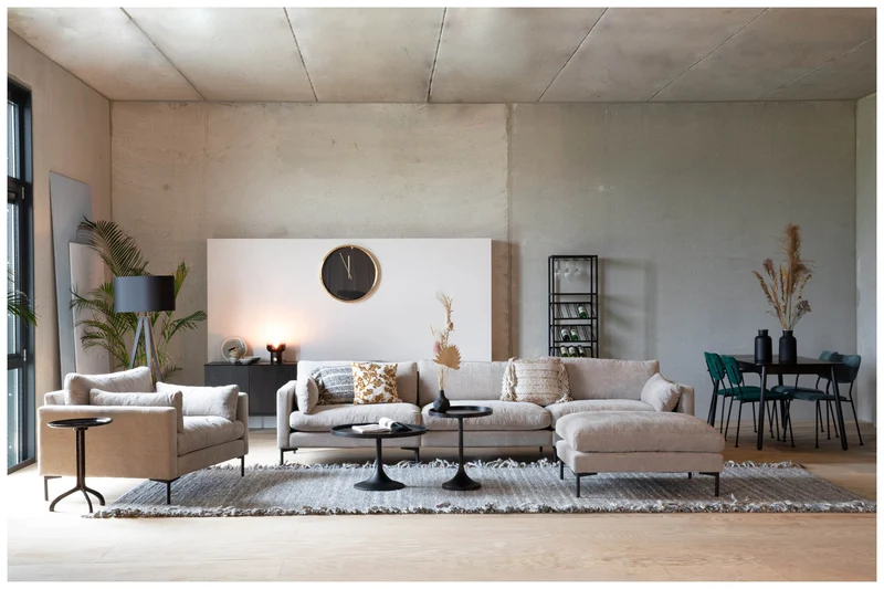 Zuiver 4,5-sitzer Sofa SUMMER LATTE