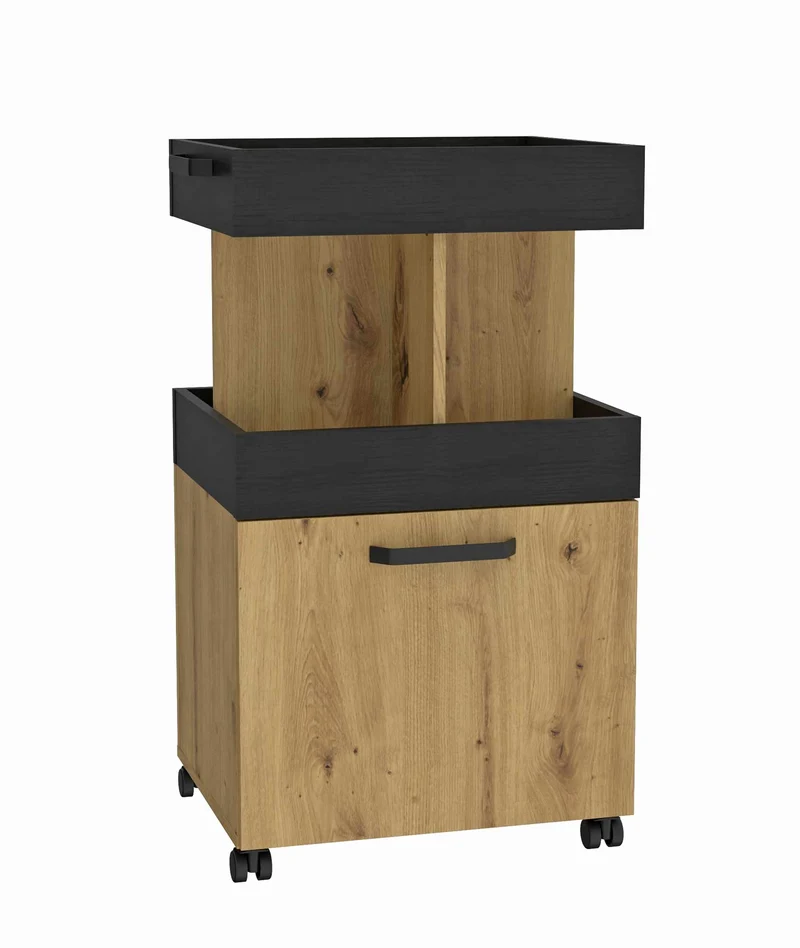 Servierwagen HOME BAR 203 Optik: Artisan Eiche Schwarzeiche, von Forte
