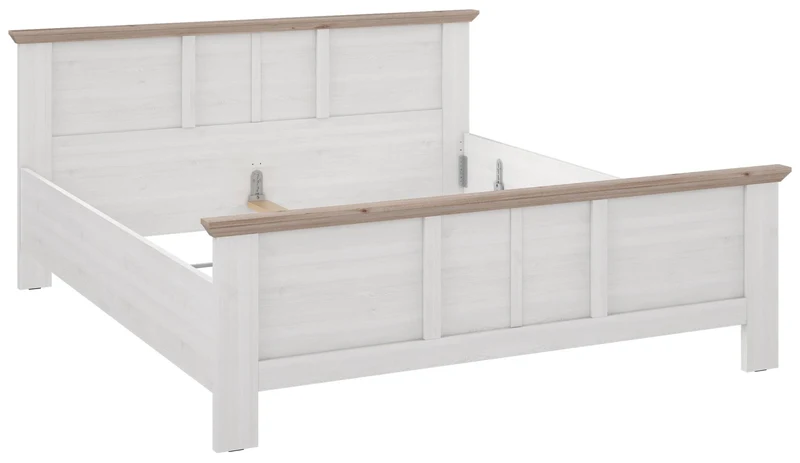 ILOPPA Schlafzimmer-Set 4-tlg., Optik: Schneeeiche, von Forte