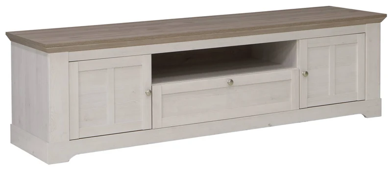 Wohnzimmerschrank ILOPPA 2 Komplettset 3-tlg. Schneeeiche von Forte