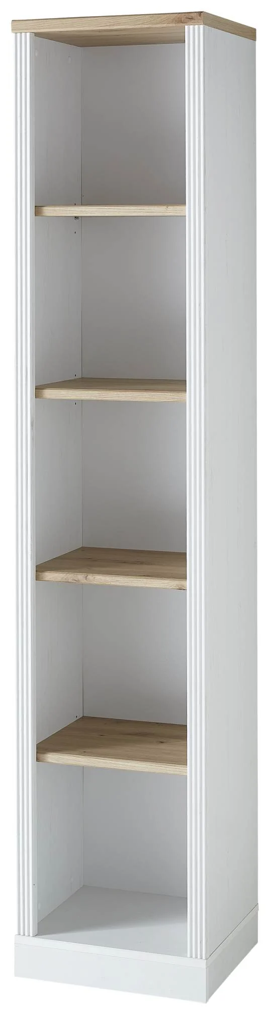 Büroschrank Bürowand Set JASMIN 3-teilig Pinie weiß Nachbildung