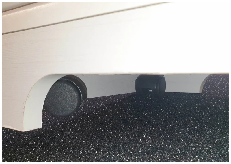 Rollcontainer JASMIN mit 1 Schubkasten Pinie weiß Nachbildung
