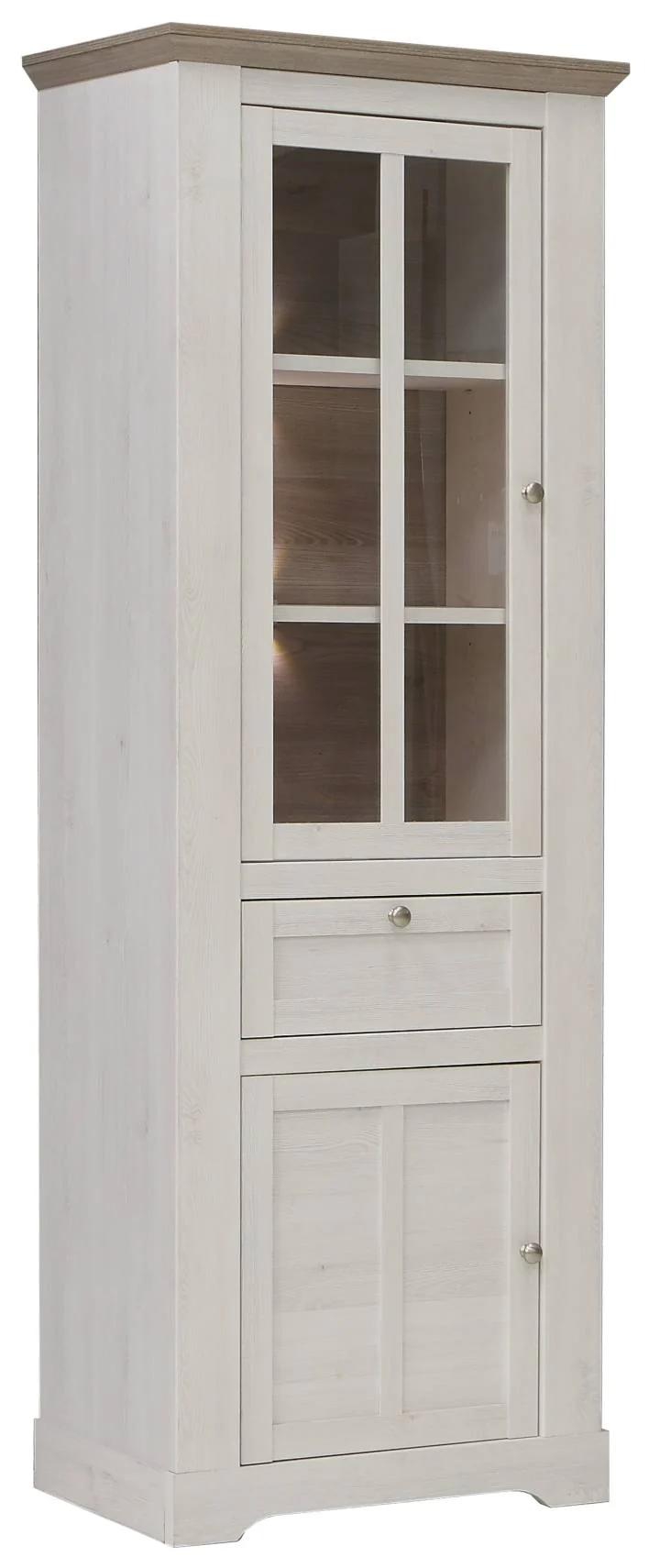 Wohnzimmerschrank ILOPPA 1 Komplettset 4-tlg. Schneeeiche von Forte