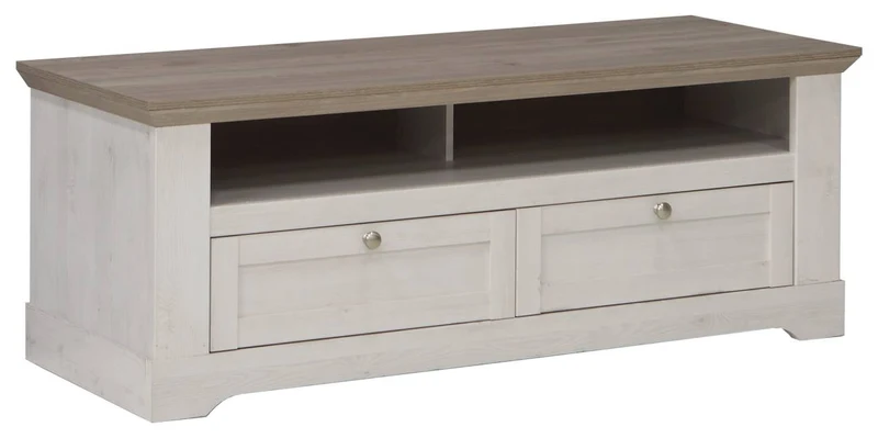 Wohnzimmerschrank ILOPPA 1 Komplettset 4-tlg. Schneeeiche von Forte