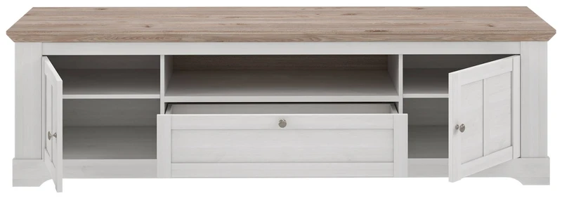 Lowboard TV-Board ILOPPA 2-trg. 1 Schublade Optik: Schneeeiche, Forte