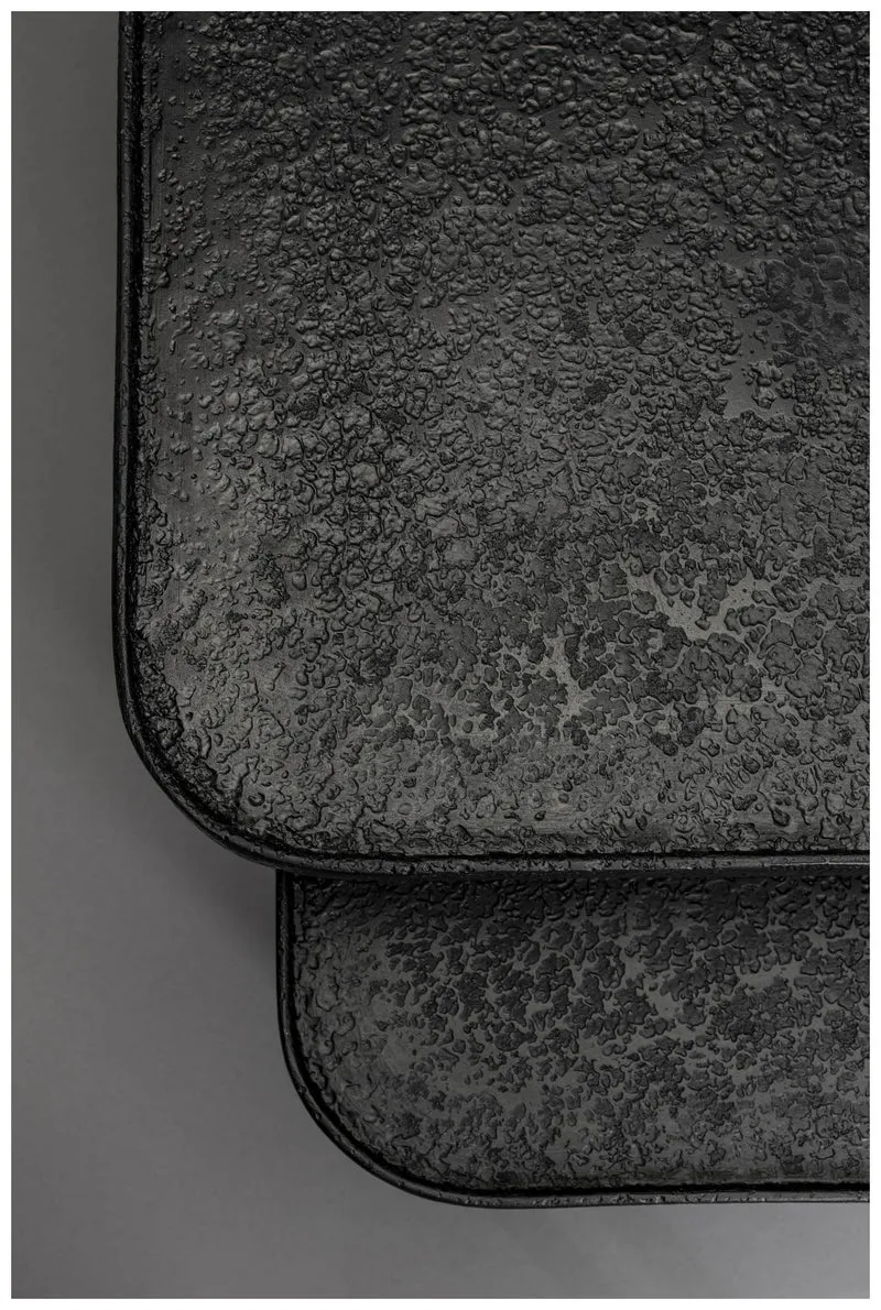 Couchtisch WINSTON BLACK 3-er Set von DUTCH BONE