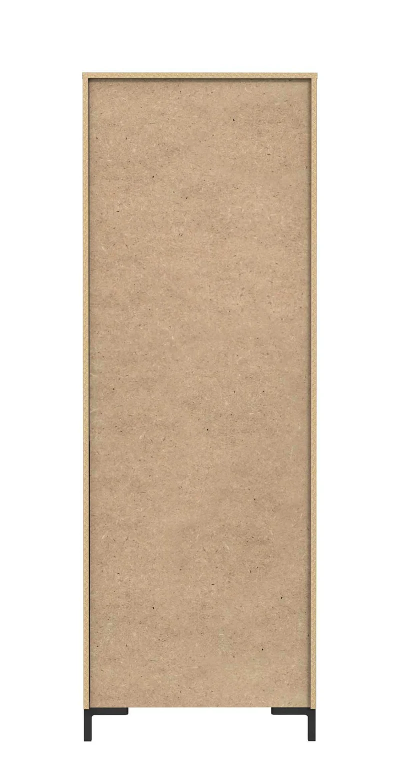 Regal GALACTIQUE 1 Tür Optik Beton grau / Sonoma Eiche von Forte