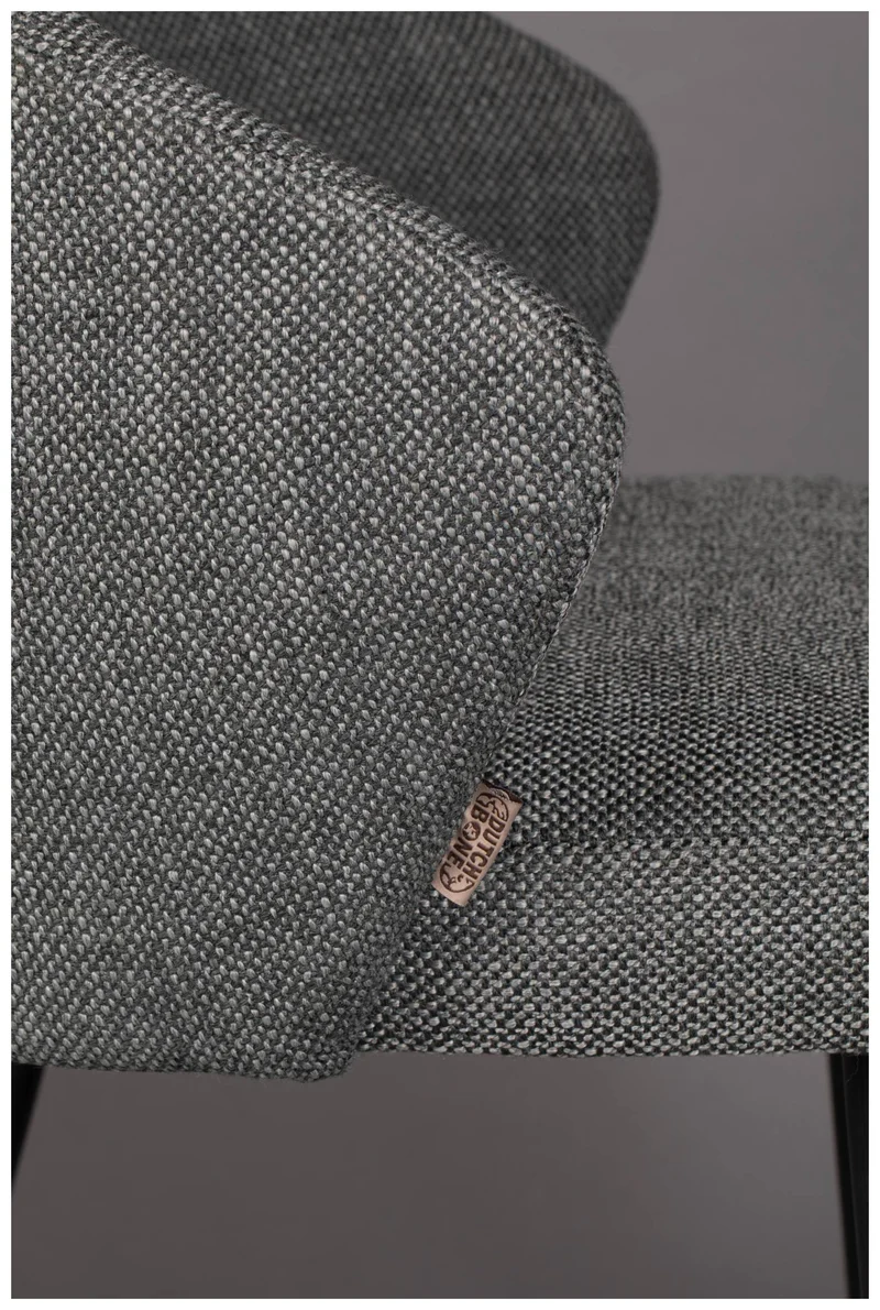 Esszimmerstuhl WALDO Anthrazit Stuhl von DUTCHBONE