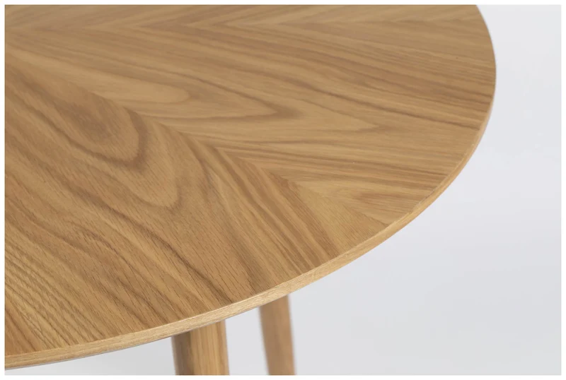 Esstisch FABIO Eiche furniert Ø 120 cm mit runder Platte