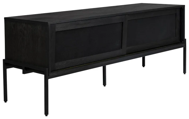 Sideboard HARDY BLACK EICHE von ZUIVER