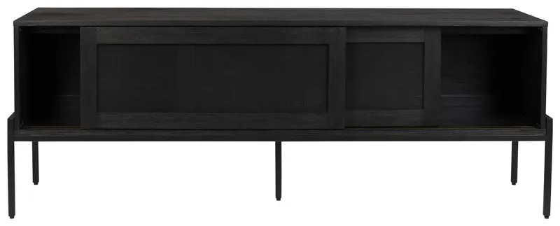 Sideboard HARDY BLACK EICHE von ZUIVER