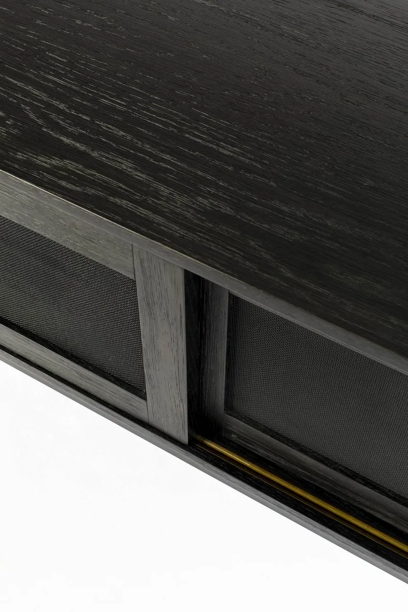 Sideboard HARDY BLACK EICHE von ZUIVER