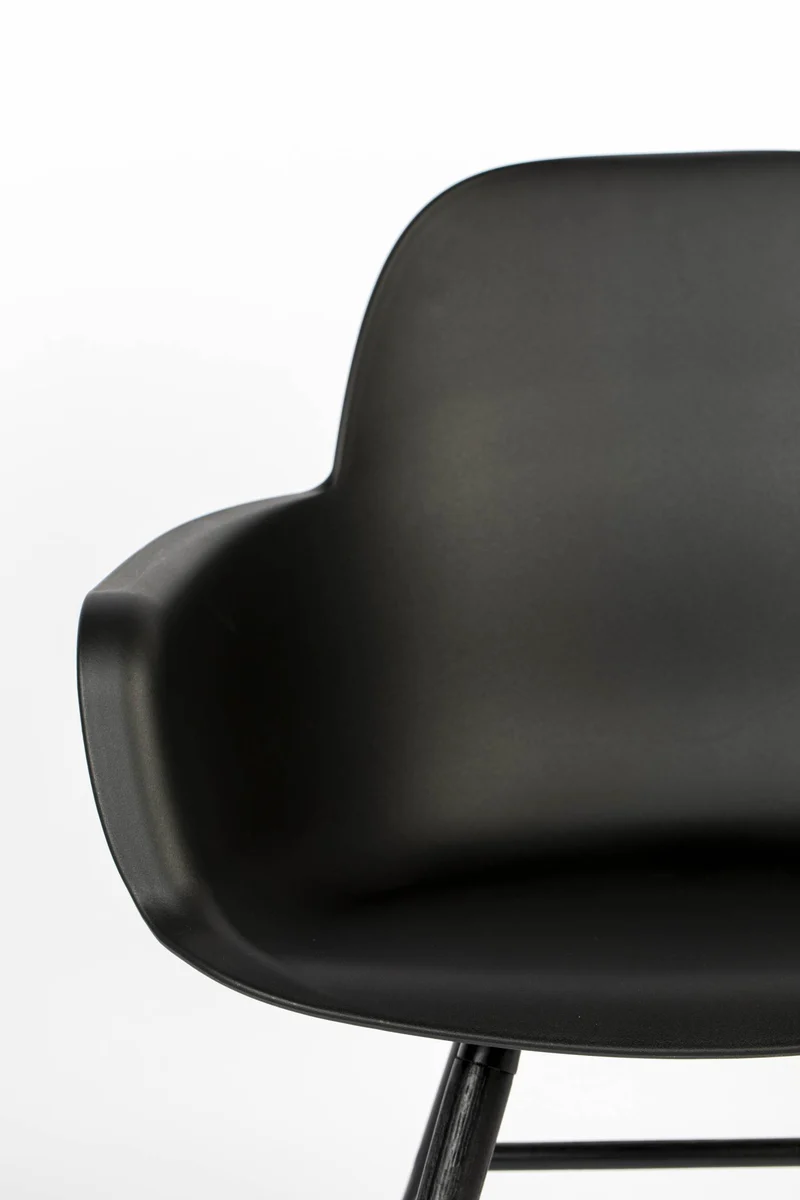 Esszimmerstuhl ALBERT KUIP ALL BLACK - Design Armlehnstuhl von ZUIVER