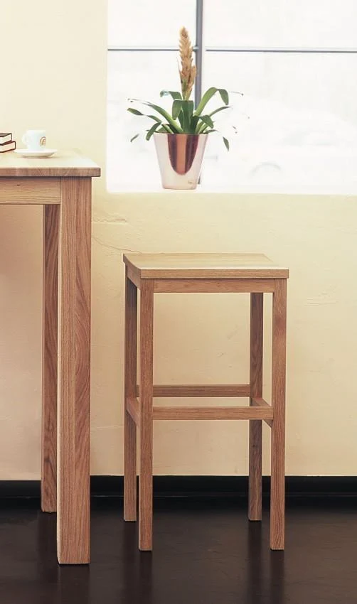 Barhocker CASA 76 cm Eiche Massivholz geölt von Jan Kurtz