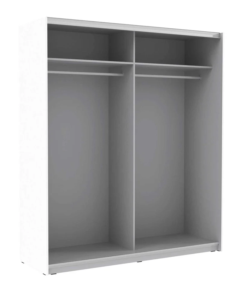 Kleiderschrank Schwebetürenschrank WINNER Optik Weiß, von Forte